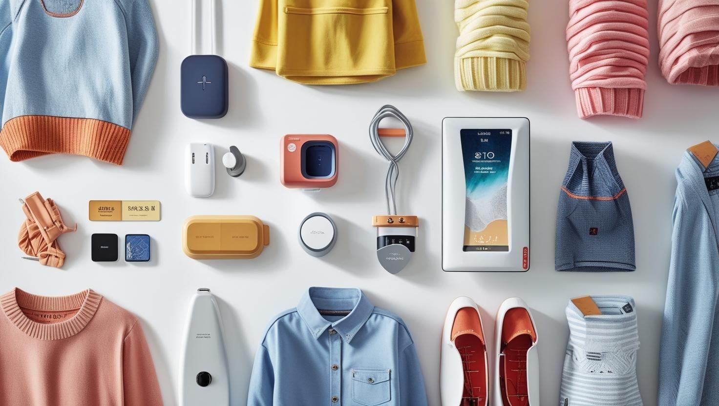 Productos útiles para el hogar organizados sobre una superficie